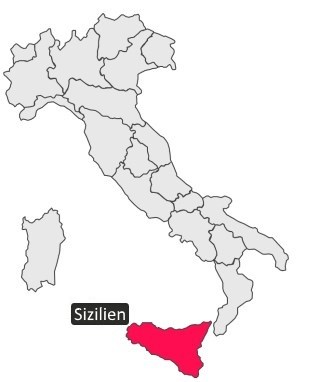 Italienischen Nachnamen Region
